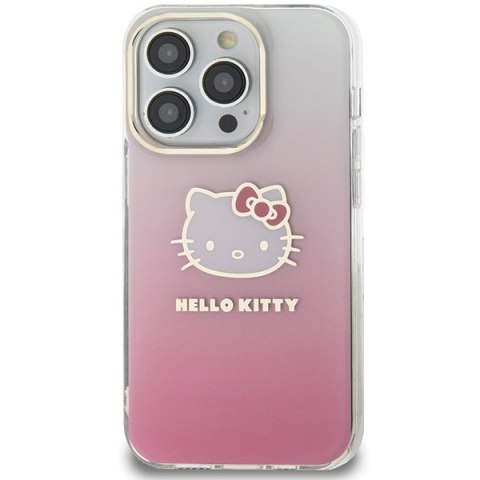 Hello Kitty HKHCP14XHDGKEP i Phone 14 Pro Max 6.7" różowy/pink hardcase IML Gradient Electrop Kitty Head