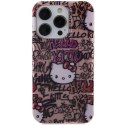 Hello Kitty HKHCP14LHDGPTP i Phone 14 Pro 6.1" różowy/pink hardcase IML Tags Graffiti