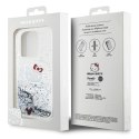 Hello Kitty HKHCP14LLIKHET i Phone 14 Pro 6.1" srebrny/silver hardcase Liquid Glitter Charms Kitty Head