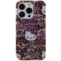 Hello Kitty HKHCP15LHDGPTP i Phone 15 Pro 6.1" różowy/pink hardcase IML Tags Graffiti
