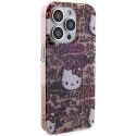 Hello Kitty HKHCP15LHDGPTP i Phone 15 Pro 6.1" różowy/pink hardcase IML Tags Graffiti