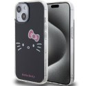 Hello Kitty HKHCP15SHKHLK i Phone 15 / 14 / 13 6.1" czarny/black hardcase IML Kitty Face
