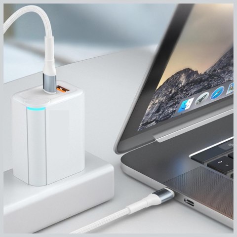 Kabel 3MK Hyper Cable N-SERIES USB-C do Lightning 1m 9V/2A 20W biały