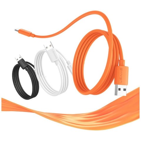 Kabel USAMS U98 3A Silicone Fast Charging USB-C biały