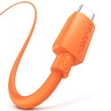 Kabel USAMS U98 3A Silicone Fast Charging USB-C pomarańczowy