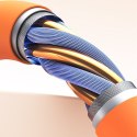 Kabel USAMS U98 3A Silicone Fast Charging USB-C pomarańczowy