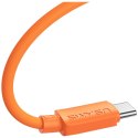 Kabel USAMS U98 3A Silicone Fast Charging USB-C pomarańczowy