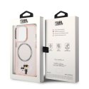 Karl Lagerfeld KLHMP14XHNKCIP i Phone 14 Pro Max 6,7" hardcase różowy/pink Iconic Karl&Choupette Magsafe