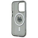 Karl Lagerfeld KLHMP15XHLSCHK i Phone 15 Pro Max 6.7" czarny/black hardcase IML Metal Choupette Head Mag Safe