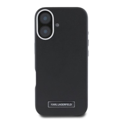 Karl Lagerfeld KLHMP16SPGMSRPK i Phone 16 6.1" czarny/black hardcase FW Metal Plate Mag Safe