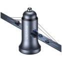 Ładowarka samochodowa USAMS CC320 Aluminium 2.4A 2x USB-A tarnish