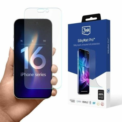 Folia matowa na Apple i Phone 16 Plus - 3mk Silky Matt Pro