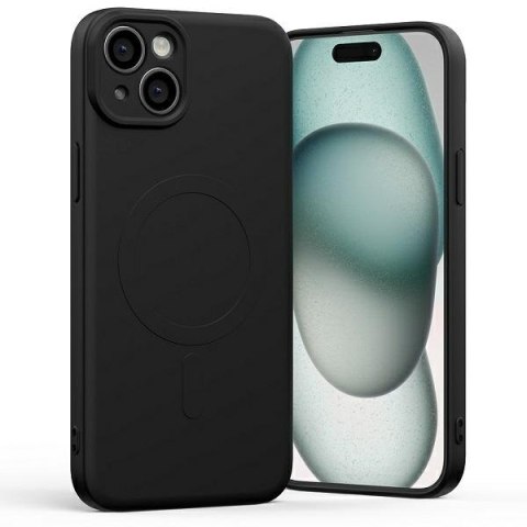 Etui Mercury Mag Safe Semi-Silicone do Apple i Phone 15 Plus czarny