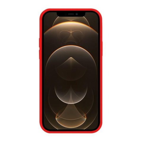 Mercury Mag Safe Silicone i Phone 12 Pro Max 6.7" czerwony/red