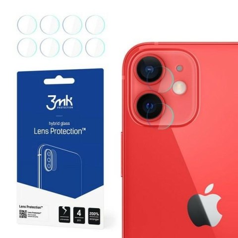 Ochrona na obiektyw aparatu 3MK Lens Protection do Apple i Phone 12 mini 4szt