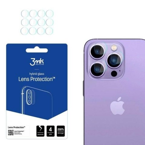 Ochrona na obiektyw aparatu 3MK Lens Protection do Apple i Phone 14 Pro 6,1 "/ 14 Pro Max 6,7" 4szt