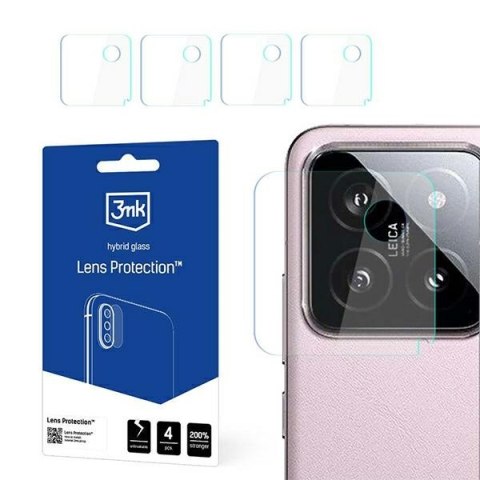 Ochrona na obiektyw aparatu 3MK Lens Protection do Xiaomi 14 4szt