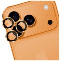 Ochrona na obiektyw aparatu 3MK Lens Protection Pro do Apple i Phone 17 Pro / 17 Pro Max pomarańczowy