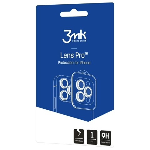 Ochrona na obiektyw aparatu 3MK Lens Protection Pro do Apple i Phone 17 Pro / 17 Pro Max pomarańczowy