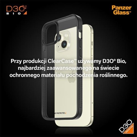 Panzer Glass Clear Case i Phone 15 Plus /14 Plus 6.7" D3O 2x Military grade czarny/black 1178