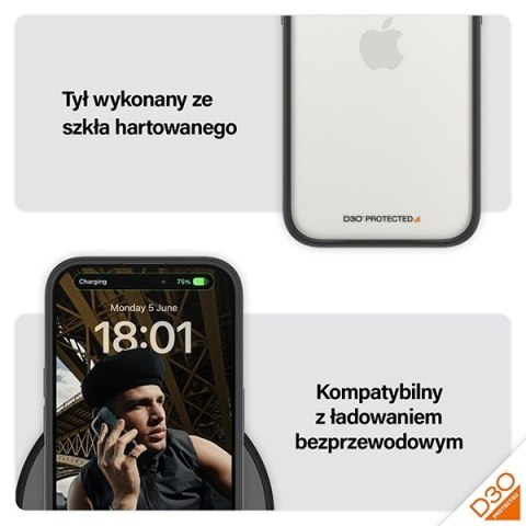 Panzer Glass Clear Case i Phone 15 Pro 6.1"D3O 2x Military grade czarny/black 1177