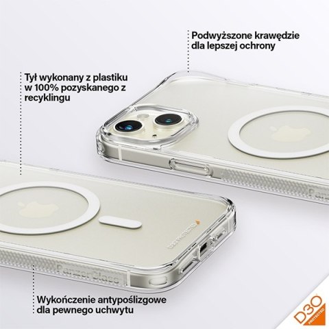 Panzer Glass Hard Case i Phone 15 Plus /14 Plus 6.7" D3O Mag Safe 3x Military grade transparent 1182