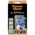 Panzer Glass Screen Protector Aluminum Frame i Phone 16 Plus / 15 Plus 6.7" Ultra-Wide Fit 2851
