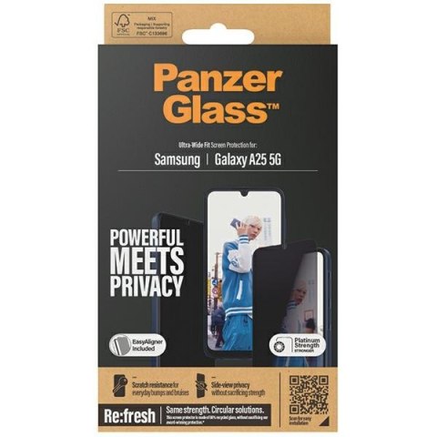 Panzer Glass Ultra-Wide Fit Sam A25 5GA256 Screen Protection Easy Aligner Included P7335