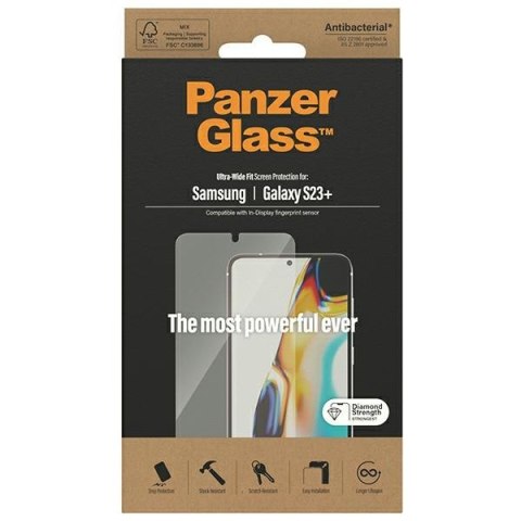 Panzer Glass Ultra-Wide Fit Sam S23+ S916Screen Protection 7323