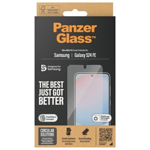 Panzer Glass Ultra-Wide Fit Sam S24 FE S721 Screen Protection 7378