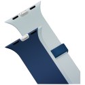 Pasek UNIQ Revix IV Premium do Apple Watch 49/46/45/44mm Edition Reversible Magnetic granatowy-niebieski