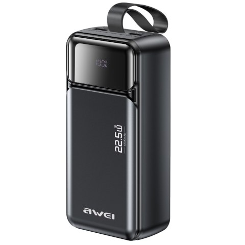 Powerbank Awei PA-105 40000m Ah 22,5W PD 3x USB-C czarny