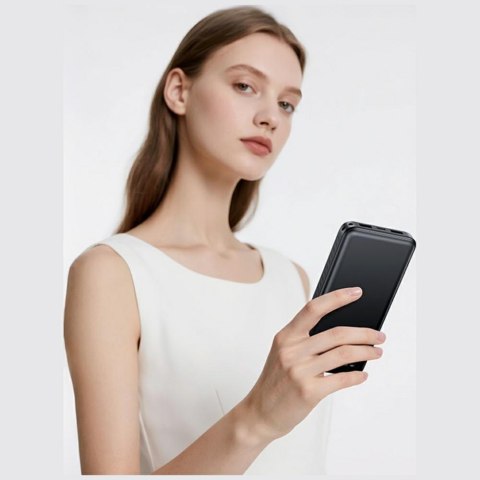 Powerbank USAMS PB83 2x USB-A 1x USB-C 10000m Ah biały