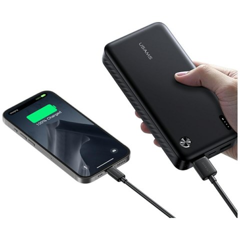 Powerbank USAMS PB83 2x USB-A 1x USB-C 20000m Ah biały