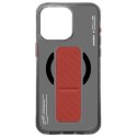 Skinarma etui Axon i Phone 16 Pro Max 6.9" Magnetic Charging + Grip Stand czarny/black