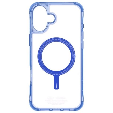 Skinarma etui Saido i Phone 16 Plus 6.7" Magnetic Charging niebieski/blue