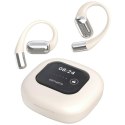Słuchawki Bluetooth 4smarts Sky Buds OWS z ekranem i tłumaczem AI beżowy