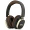 Słuchawki nauszne Guess Bluetooth ENC Rectangle Metal Script brązowy