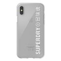 Super Dry Snap i Phone X/Xs Clear Case biały/white 41576
