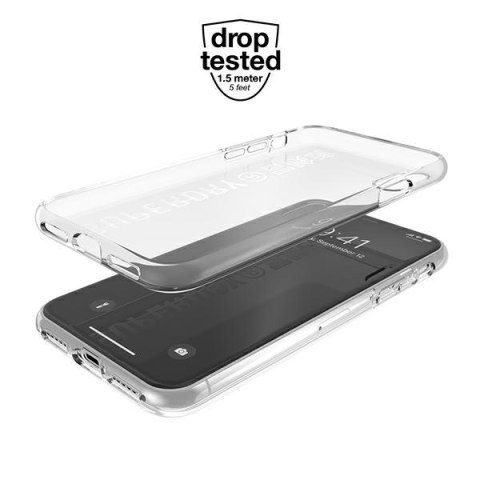 Super Dry Snap i Phone X/Xs Clear Case biały/white 41576