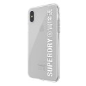 Super Dry Snap i Phone X/Xs Clear Case biały/white 41576