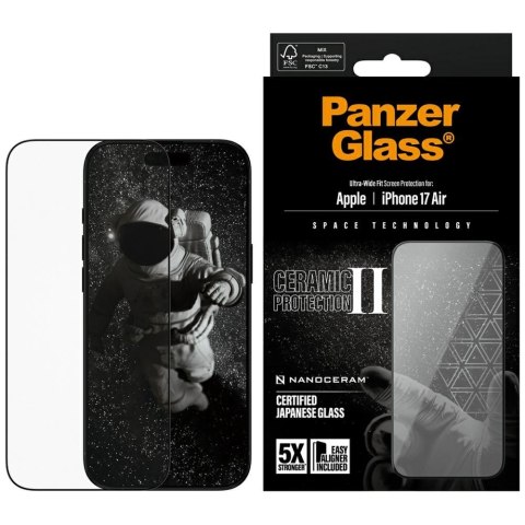 Szkło ceramiczne Panzer Glass Ceramic II Ultra-Wide Fit Easy Aligner do i Phone Air
