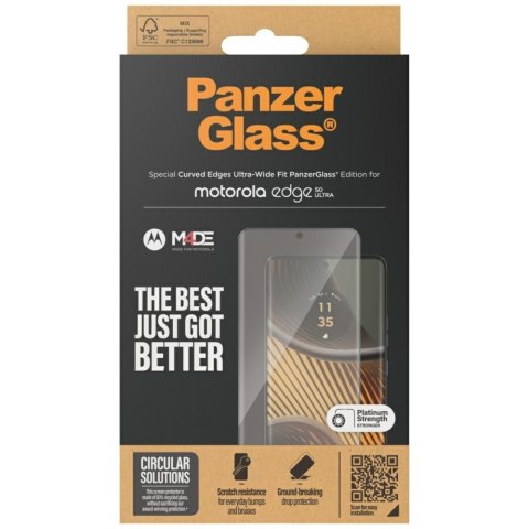 Szkło hartowane Panzer Glass Ultra-Wide Fit do Motorola Edge 50 Ultra