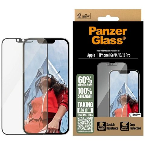 Szkło hartowane Panzer Glass Ultra-Wide Fit do i Phone 17e/16e/14/13/13 Pro