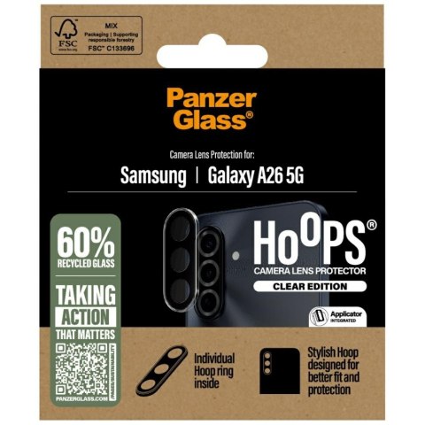 Szkło hartowane na obiektyw Panzer Glass Hoops Lens Protector do Samsung Galaxy A26 5G przezroczysty