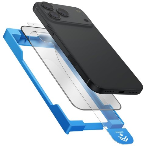 Szkło hartowane UNIQ Optix Exofit Vivid do i Phone 17 Pro z aplikatorem