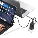 USAMS Kabel pleciony 240W USB-C/USB-C1.2m SY Series tarnish SJ727USB01