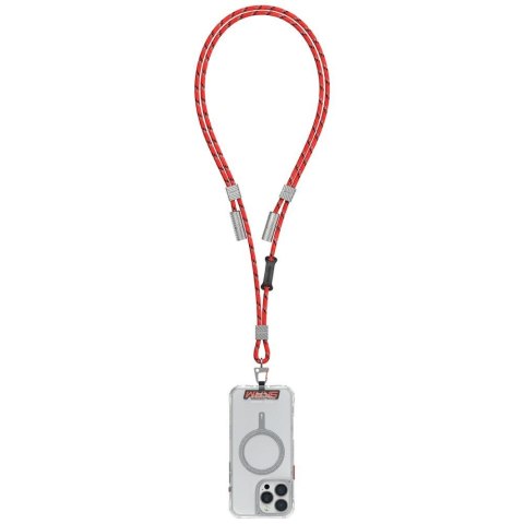 Uniwersalna smycz do telefonu kabel 2w1 Skinarma Dyno Ve USB-C/USB-C czerwony