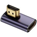Zestaw adapterów HDMI 4smarts 8K 4 szt. - w górę, w dół, boczny, złącze do łączenia kabli, szary