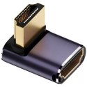 Zestaw adapterów HDMI 4smarts 8K 4 szt. - w górę, w dół, boczny, złącze do łączenia kabli, szary